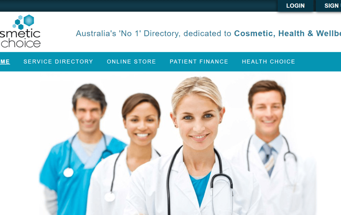 Health care website Design